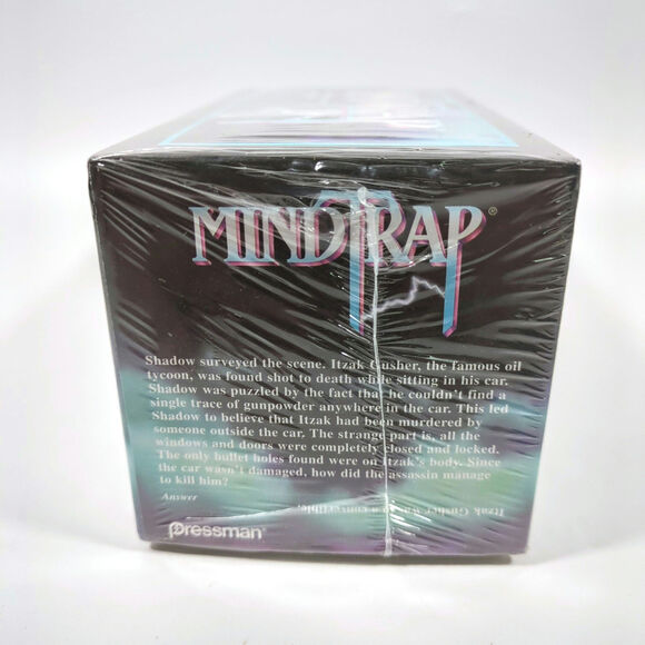 Vintage MindTrap Challenge Your Brain Game New Sealed Riddle Logic Pressman 1996 - Picture 3 of 6